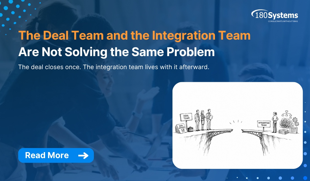 The Deal Team and the Integration Team
