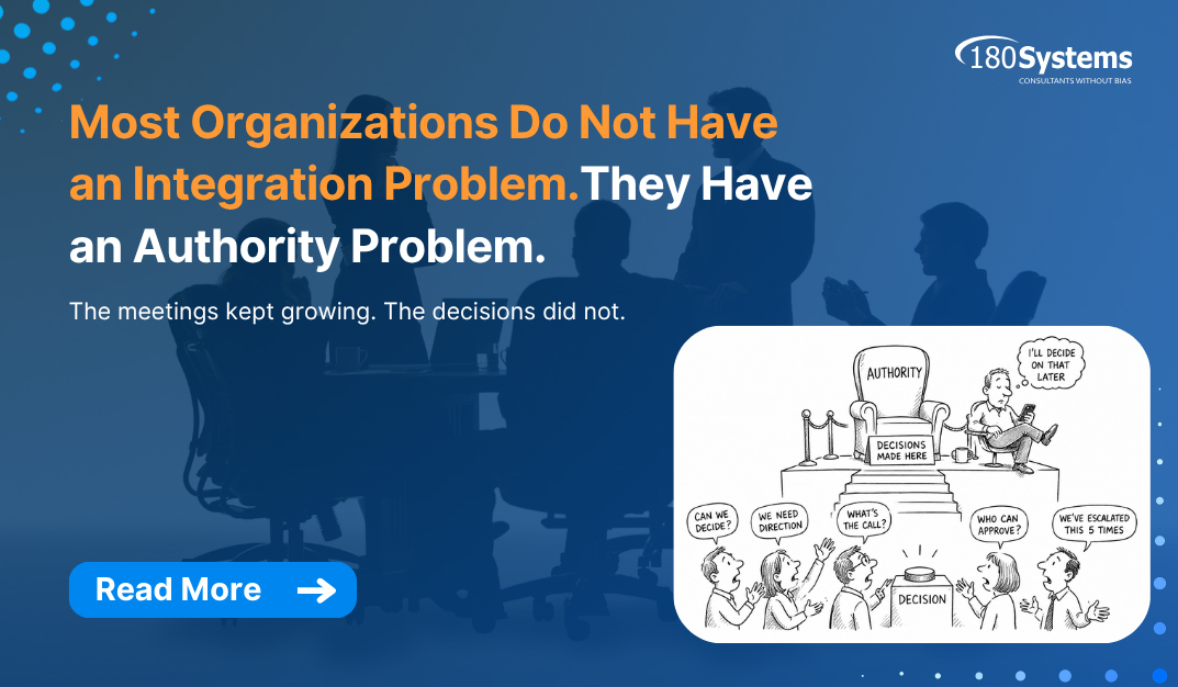 Most Organizations Do Not Have an Integration Problem