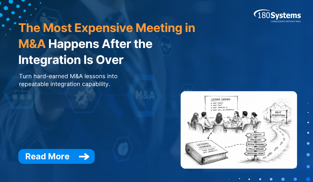 The Most Expensive Meeting in M&A Happens After the Integration Is Over