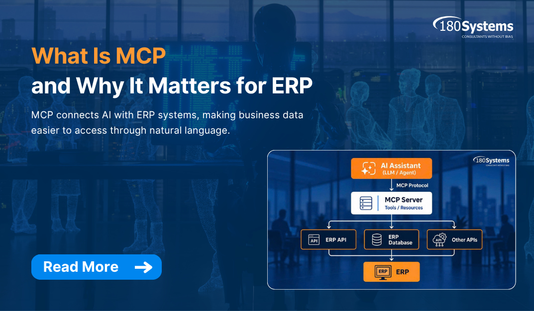 180 Systems - What Is MCP and Why It Matters for ERP